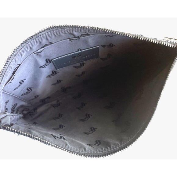 MARCELL VON BERLIN Black Cream "Los Angeles At Night" Wristlet Clutch Bag NWT - Picture 6 of 11